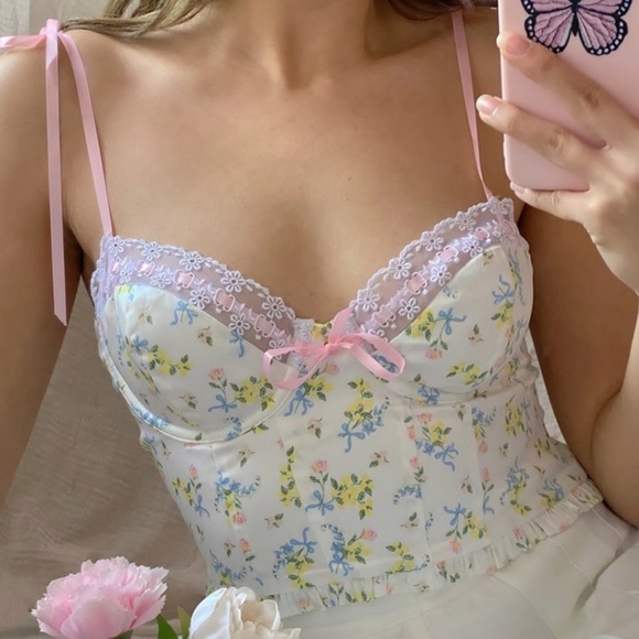 For Love And Lemons Tops For Love Lemons Charlotte Bustier Poshmark